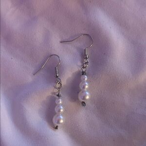 Elegant Pearl Drop Earrings